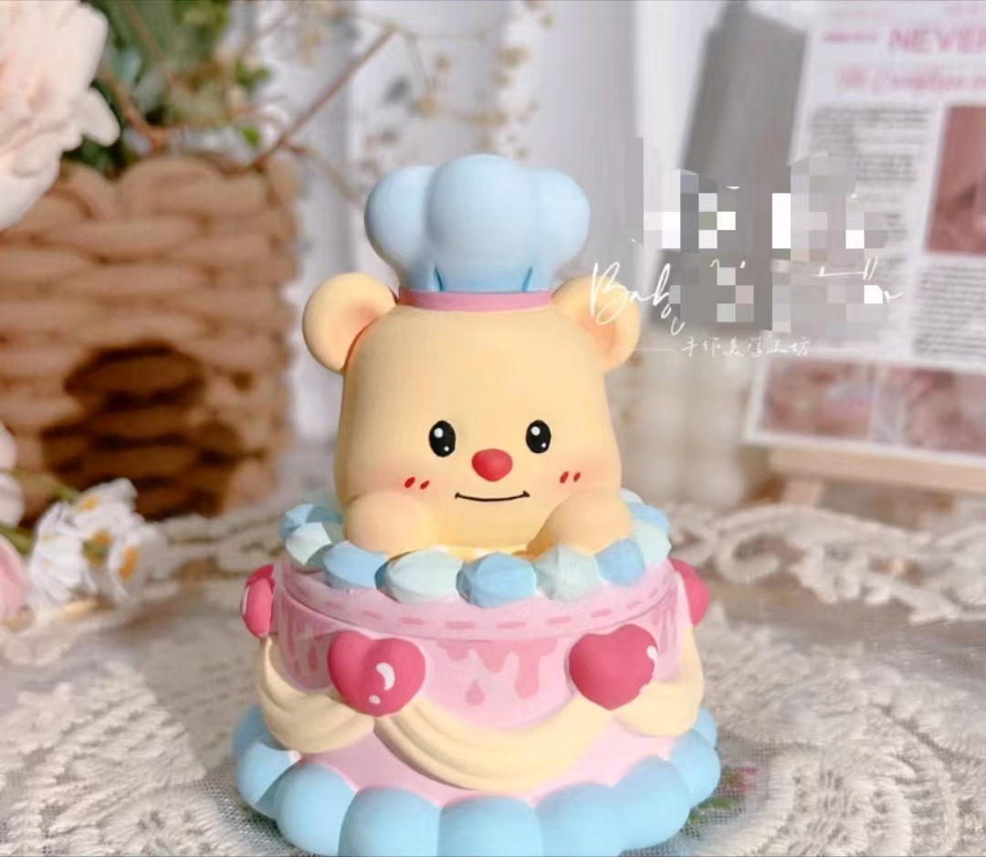 작은 아로마테라피 푸딩 개 보관함