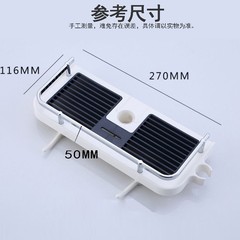 Round Shower Head Hose Holder Shelf Bathroom No-Drill Shower Rod ABS Tray Manufacturer Wholesale