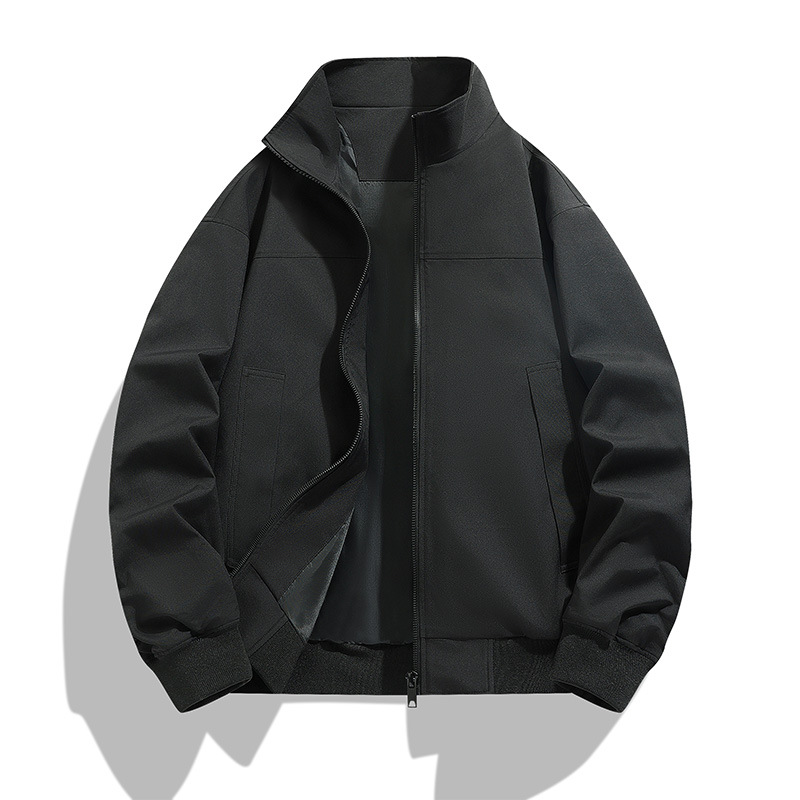 Cross-border e-commerce is promoting a new, high-quality American-style flight jacket for men, offering a stylish and sophisticated look with a stand-up collar