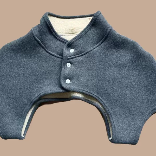 Men's Shoulder Protection Washer Cashmere Shawl for Middle-aged and Elderly Warm Sleeping Cervical Vertebra Cold-proof 2024 Winter