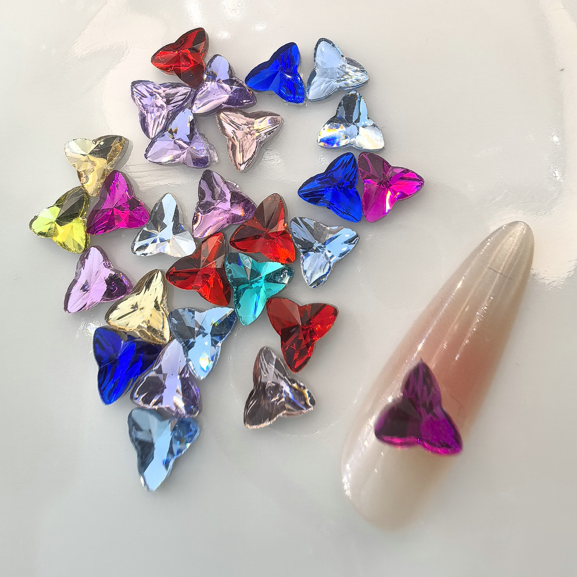 三角形平底钻美甲饰品配件小饰品玩具材料0003.jpg