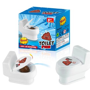 Cross-Border Special Supply of Prank Toilet, Funny Prank Toy, Mini Toilet Water Gun, Spoof Venting Toy