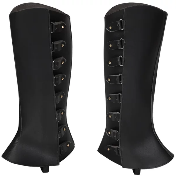 Amazon Cross-border Trade Europe and America Medieval Knight Retro Armor Boots Pirate Boots Leg Shoe Black Boots