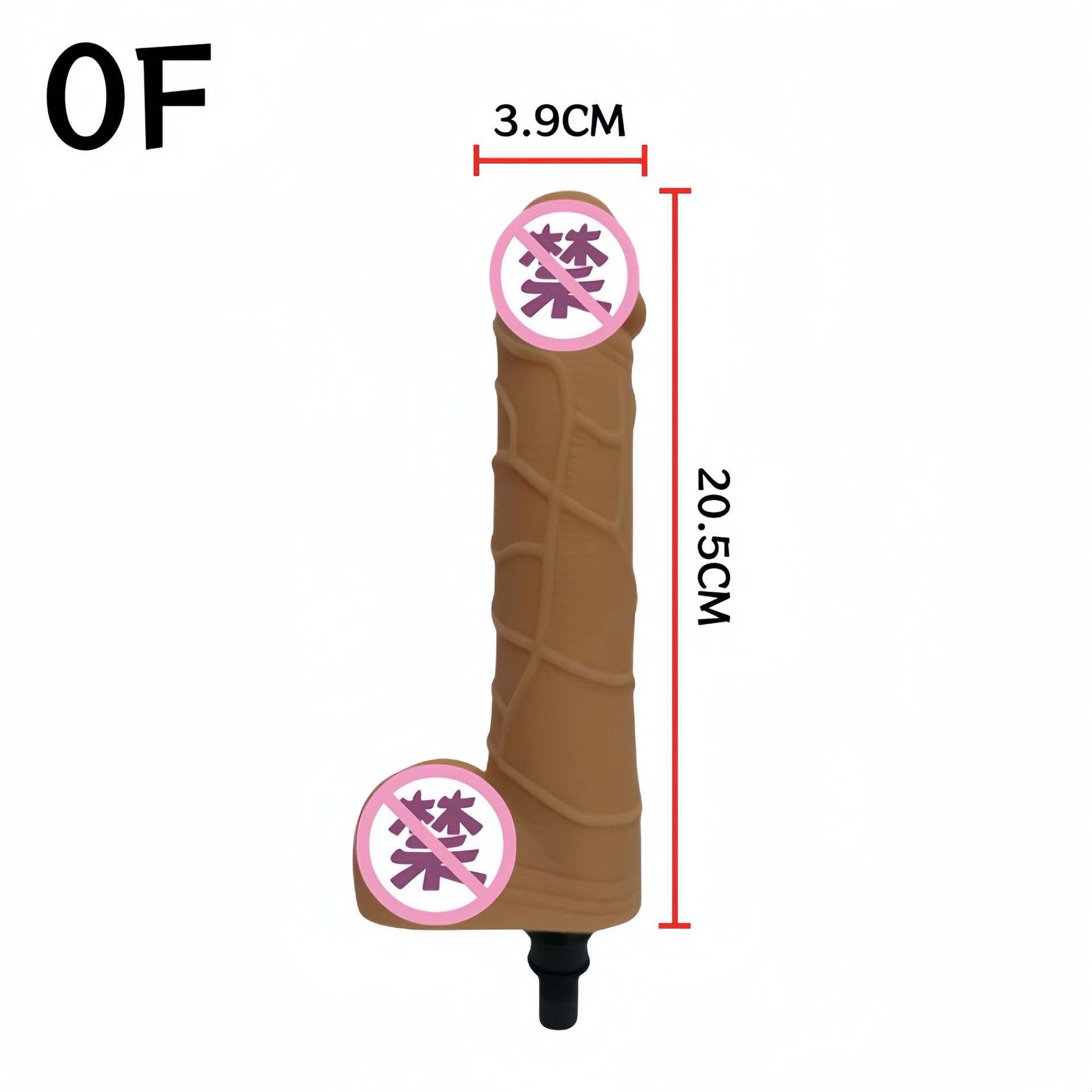 Accesorios de pistola de fascia modificado cabeza de simulación sexy productos sexuales para adultos femeninos