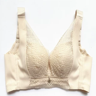 品牌蕾丝厚杯舒适无钢圈文胸罩聚拢调整型收副乳上托女士内衣1028