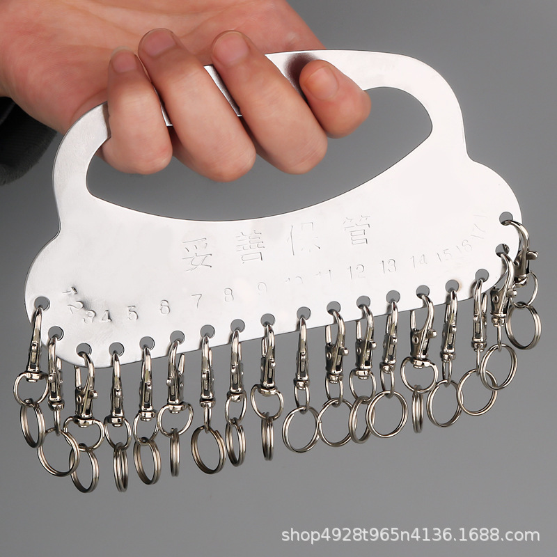 Placa de llaves de metal llave de almacenamiento de llaves de almacenamiento de clasificación de etiqueta de gestión llave de