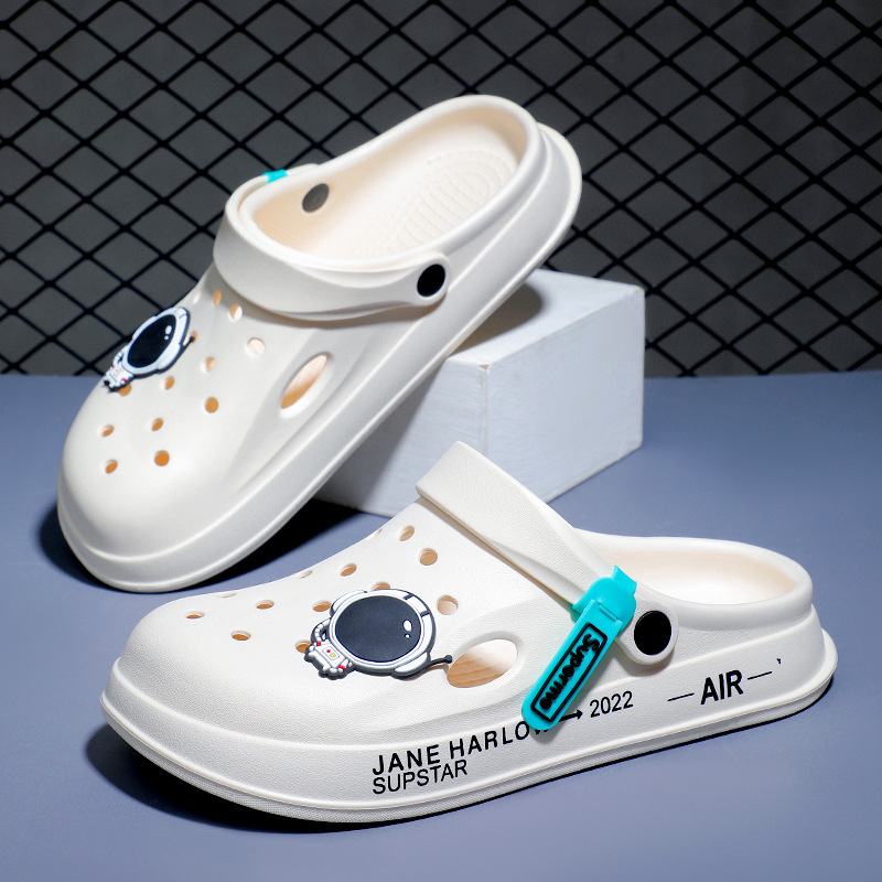 Eva Clogs Men's Summer Outdoor 2025 New Beach Non-Slip Thick-Soled Comfortable Couple Slippers Women's Summer