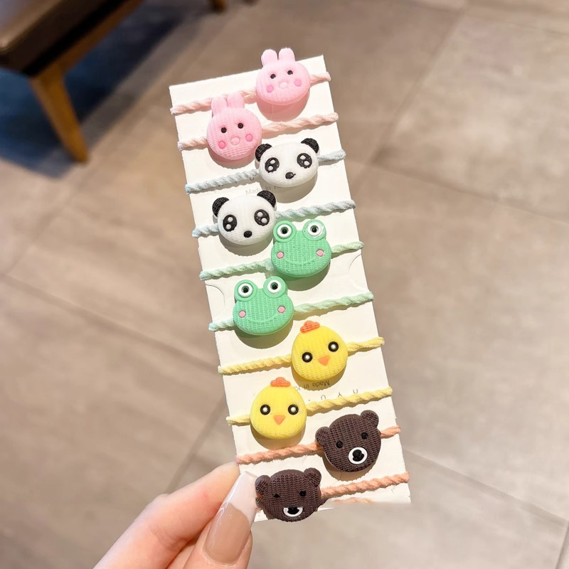 Anillo de pelo de pulgar bebé no daña cabello pequeño toque de cabello para niños correa de goma para niñas cuerdas de cabello para bebés cuerdas de cabeza de alta elasticidad