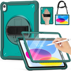 適用ipad 10代 10.9寸2022平板電腦保護套支架手帶二合一防摔殼
