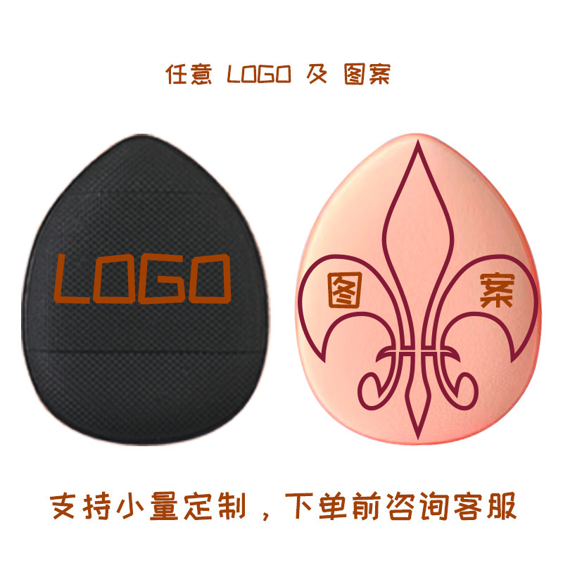 Fabricantes Pulgar Puff Mini Mini Pequeño Cojín de aire húmedo y seco Puff Gota de agua Puff de la yema del dedo Producción y venta al por mayor