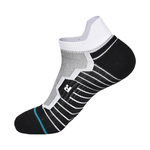 Spring new professional running pressure socks outdoor running yoga fitness socks towel bottom breathable sweat-absorbent short socks