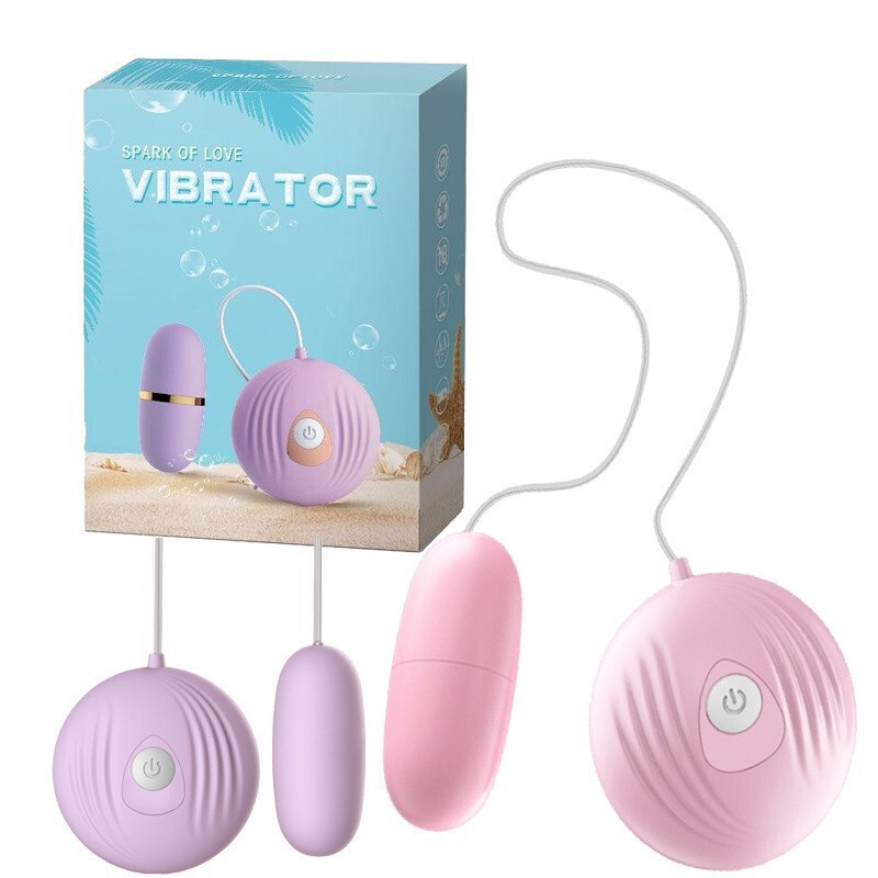 Lilo Small Shell-Shaped Vibrating Egg for Women with Wired Control, Vibrating Massage Masturbation Device, Adult Products for Teasing
