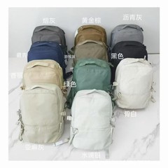 25新款lu家通勤双肩背包旅行休闲大容量书包男女双肩包情侣款背包