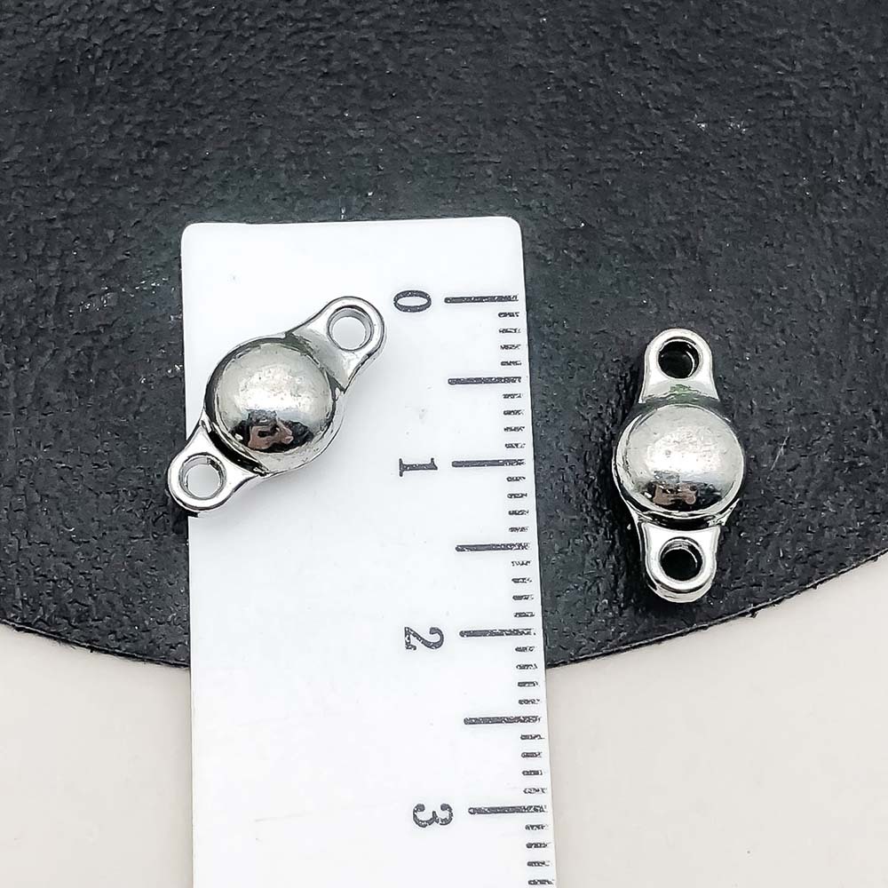 1 white k ball magnet buckle 18*10mm-2.5g-19844