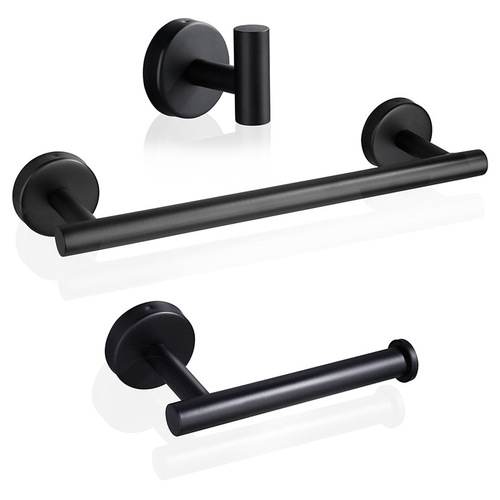 Cross-border bathroom toilet bathroom stainless steel tissue holder with holes toilet paper holder bathroom accessories set