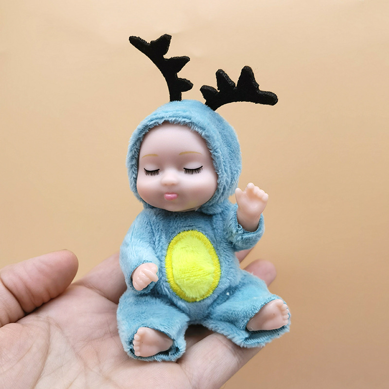 Caricatura encantadora muñeca de sueño bebé pacificador muñeca tela muñeca de peluche acompañante juguetes regalos para niños