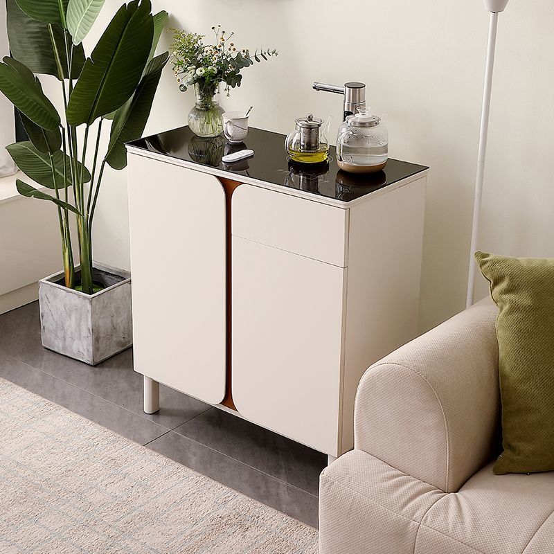 2025 nueva máquina de té de madera sólida de alta gama doméstica inteligente dispensadora de agua en un gabinete totalmente automático cubo inferior