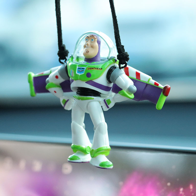 Cross-Border Scarecrow, Totoro, Buzz Lightyear Umbrella, Cute Ghost Car Decoration Supplies, Car Pendant, Decorative Pendant