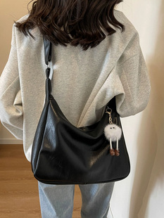 Capacious shoulder bag, demi-season universal one-shoulder bag, backpack, high-quality style
