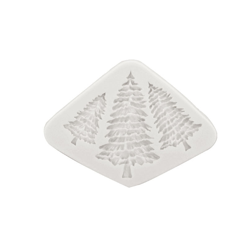 Navidad tema ELK copo de nieve carámbano árbol de Navidad modelado molde de silicona creativo hornear fondant cake Decoración