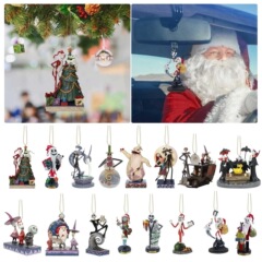新しいクリスマス装飾品悪夢の前にプレゼント玩具アニメクリスマスツリー装飾アクリルペンダントを飾る