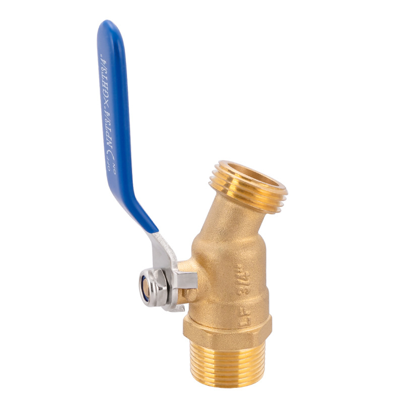 Cross-border brass ball valve 3/4 GHT X 3/4 NPT garden hose threaded faucet switch undefined