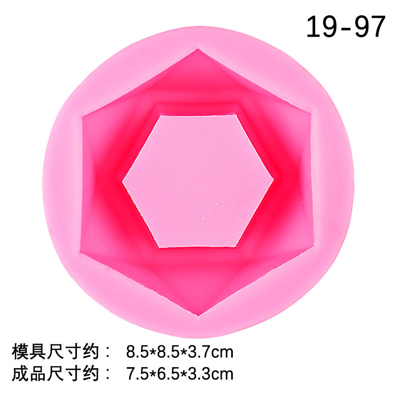 DIY multidimensional suculentas maceta mousse de silicona molde vela base fondant pastel chocolate molde para hornear