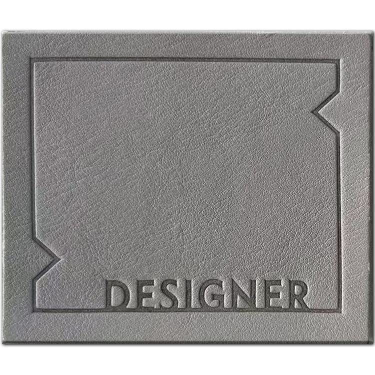 厂家皮标牛仔裤皮牌印字皮标加工箱包服饰吊牌商标真皮LOGO标牌