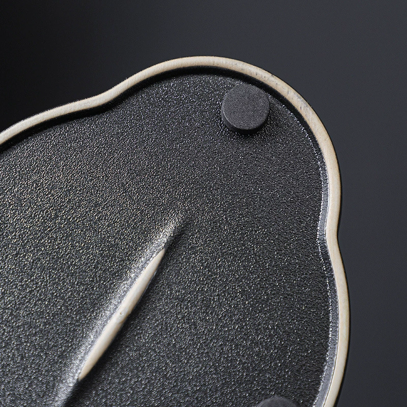 Zhongyi Xin Rough Ceramics Pottery Botato Board, Begonia Round Ceramic Tea Tap Tart Statium Storage Cushion Cushion Cashi Camel Small Dry Bubble Power