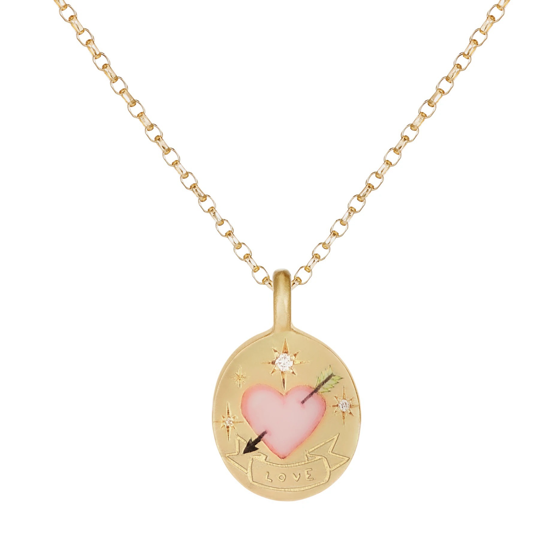 1 Piece Quantity Daily Occasion Fashion Heart Shape Flower Stainless Steel Titanium Steel Plating Inlay Artificial Diamond Pendant Necklace 1 Piece