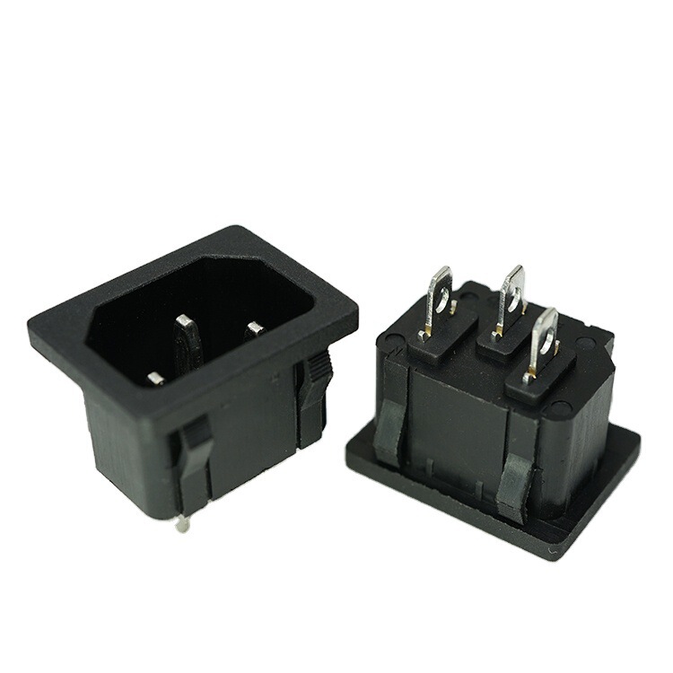Ac-05 Power Socket Ac-05 Embedded Type Male Socket Buckle Three-Pin Iron and Copper Ac-05 Power Socket Ac-05 Embedded Type Male Socket Buckle Three-Pin Iron and Copper