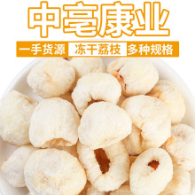 厂家批发FD冻干荔枝脱水荔枝水果干水果茶原料散装整粒休闲小零食