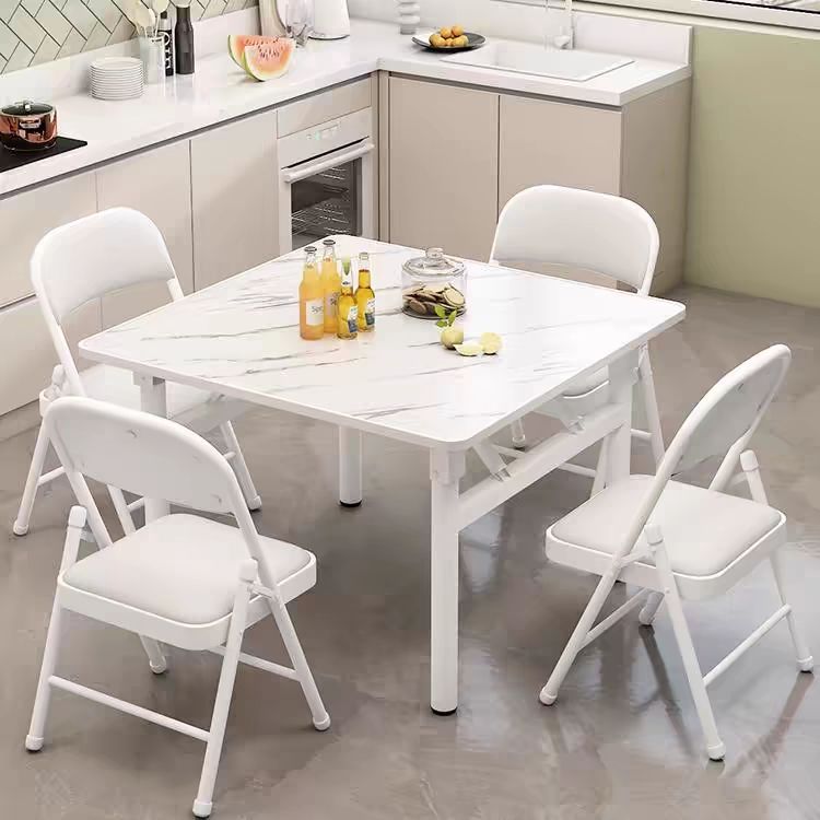 Foldable Table Square Household Simple Dining Table Rental Dining Table Portable Square Table Stall Small Apartment