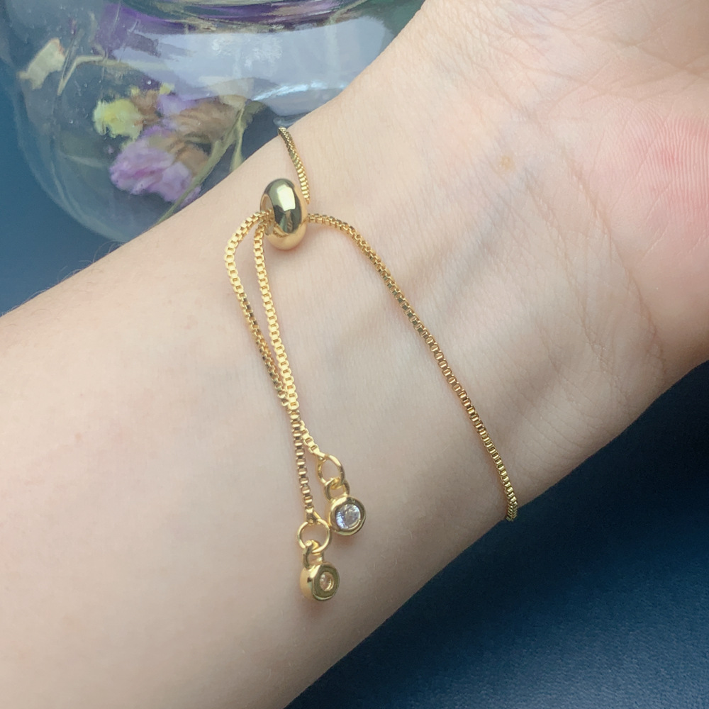 Fashion Heart Shape Copper Inlay Turquoise Shell Zircon Bracelets