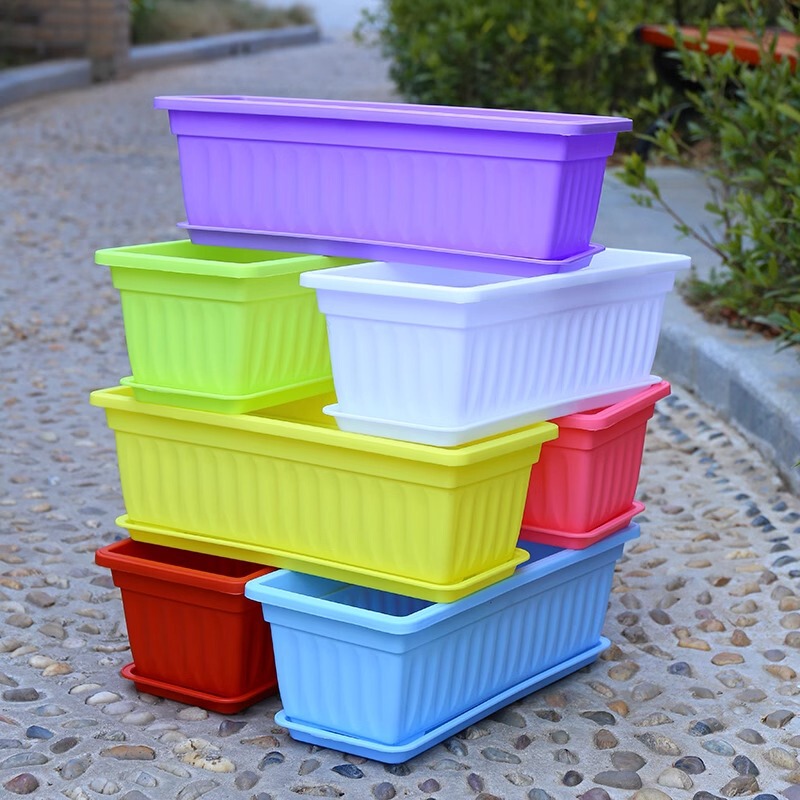 Balcony Vegetable Pot Wholesale Indoor Gardening Thickened Rectangular Large Plastic Flower Pot Vegetable Pot Planting Pot Balcony Vegetable Pot Wholesale Indoor Gardening Thickened Rectangular Large Plastic Flower Pot Vegetable Pot Planting Pot