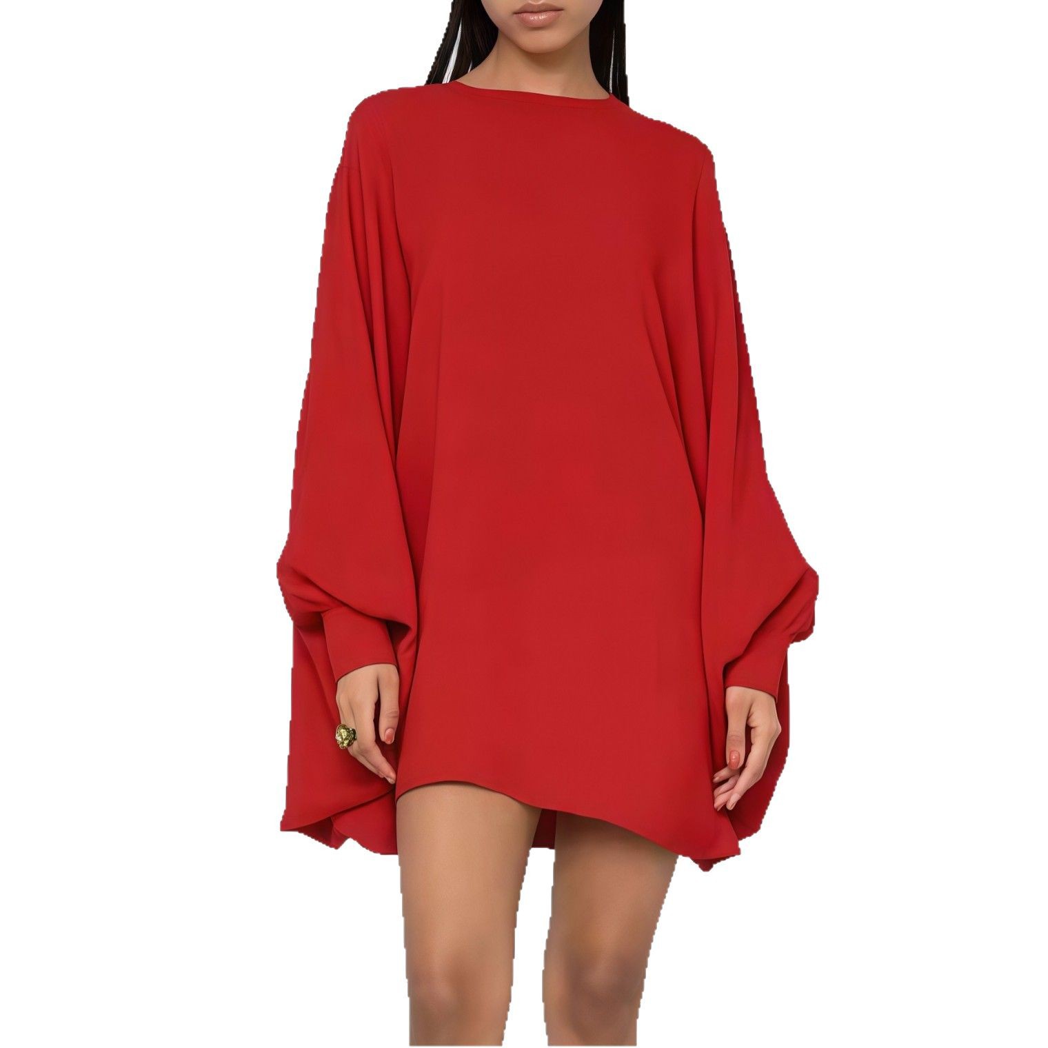 Women's Fashionable Casual Solid Color Dress_ecoleips.com