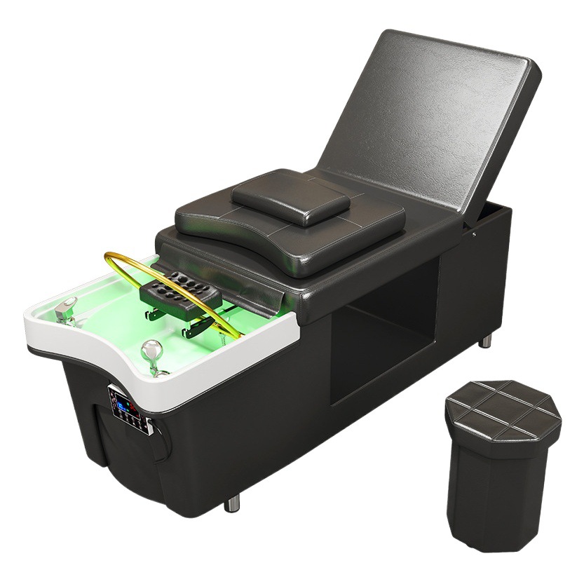 2023 nueva cama de terapia de cabeza sin masaje de agua terapia de cabeza belleza integrada almacenamiento de agua multifuncional champú tailandés