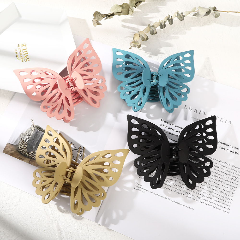 Simple Style Butterfly Plastic Handmade Hair Claws 1 Piece display picture 4