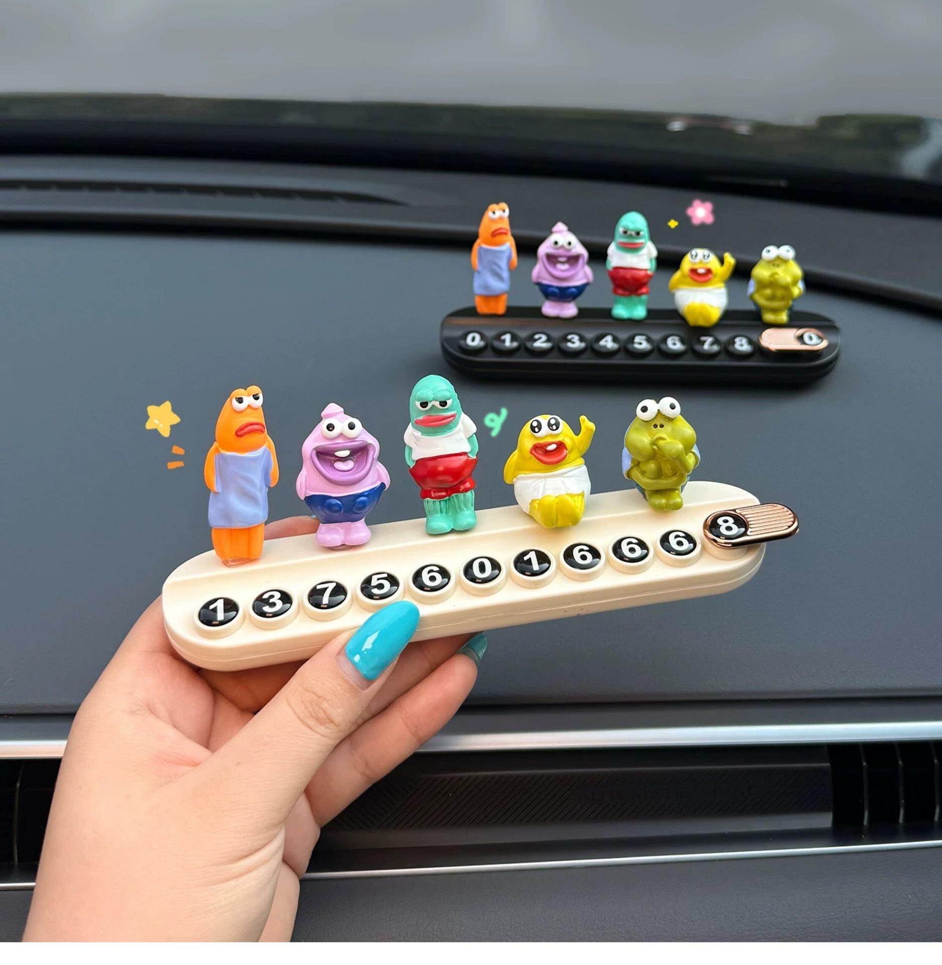 2026 New Bikini Town Temporary Parking Number Plate, Car Moving Phone Number Sign, Cute for Women