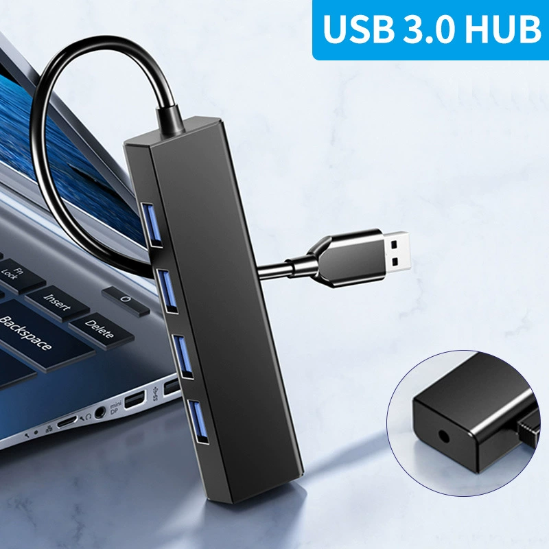 USB-хаб 3.0 на 4 порта, док-станция USB 3.0, компьютерные аксессуары, многопортовый USB-хаб, расширение интерфейсов