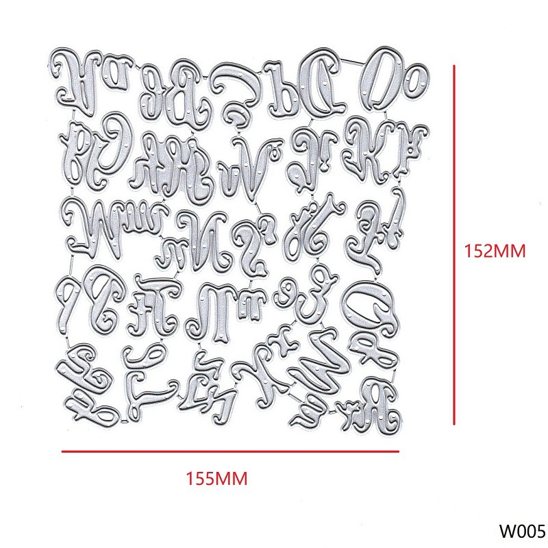 Troquel de corte DIY, cuchilla para scrapbook, molde metálico de acero al carbono grabado
