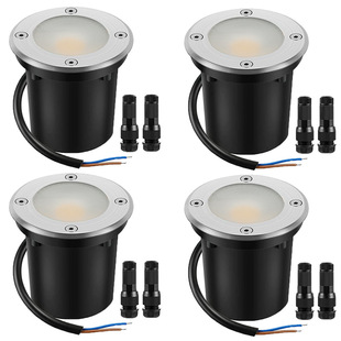 Cross Border Hot Sale Anti Glare Low Voltage DC12V Courtyard Landscape Buried Light Outdoor Waterproof Ground Deck Well Light