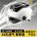3C认证天窗款安全头盔防晒四季通用全盔半盔轻便电动车摩托车头盔