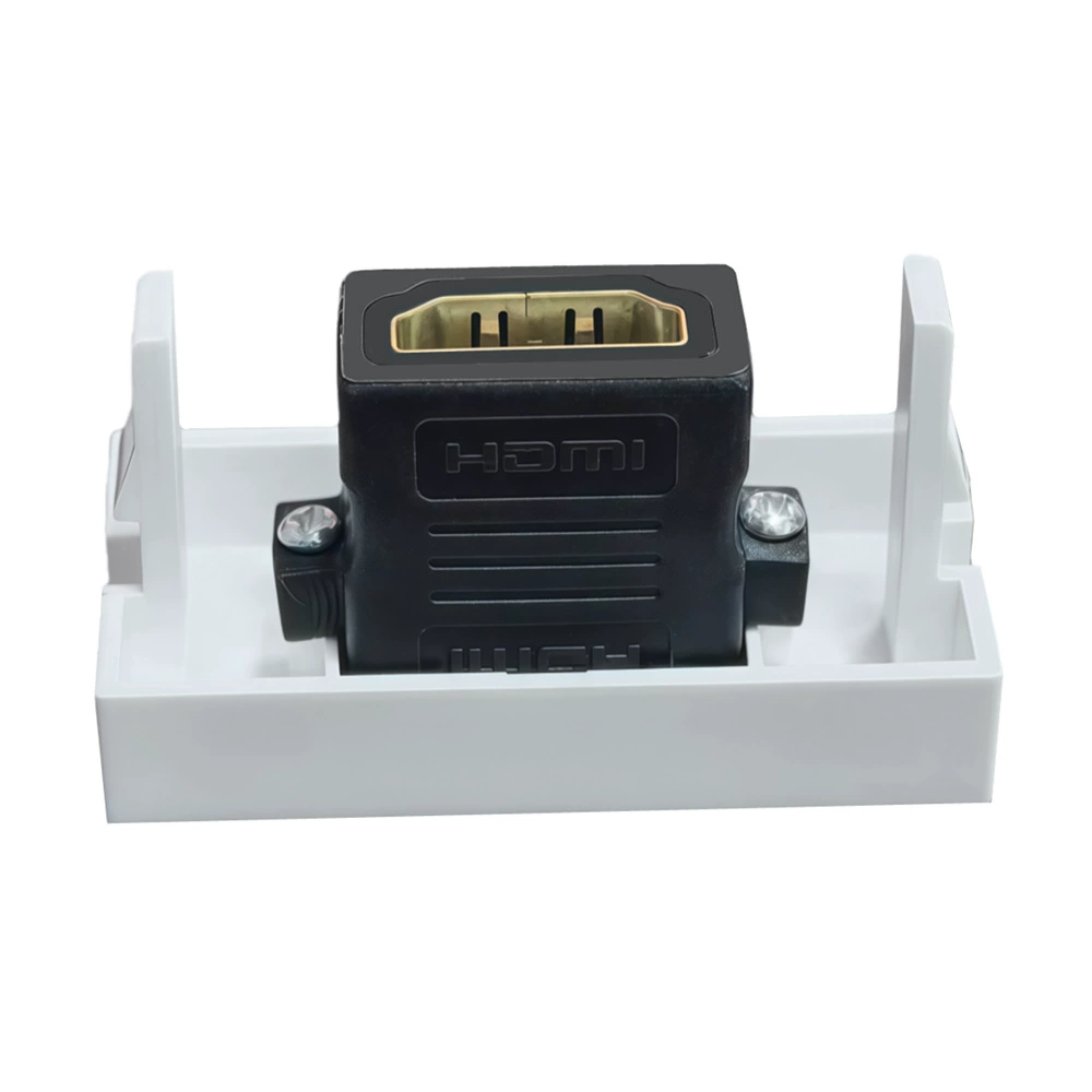 French 86 type HDMI elbow module HDMI high definition digital TV socket 90 degree high definition ground plug panel function