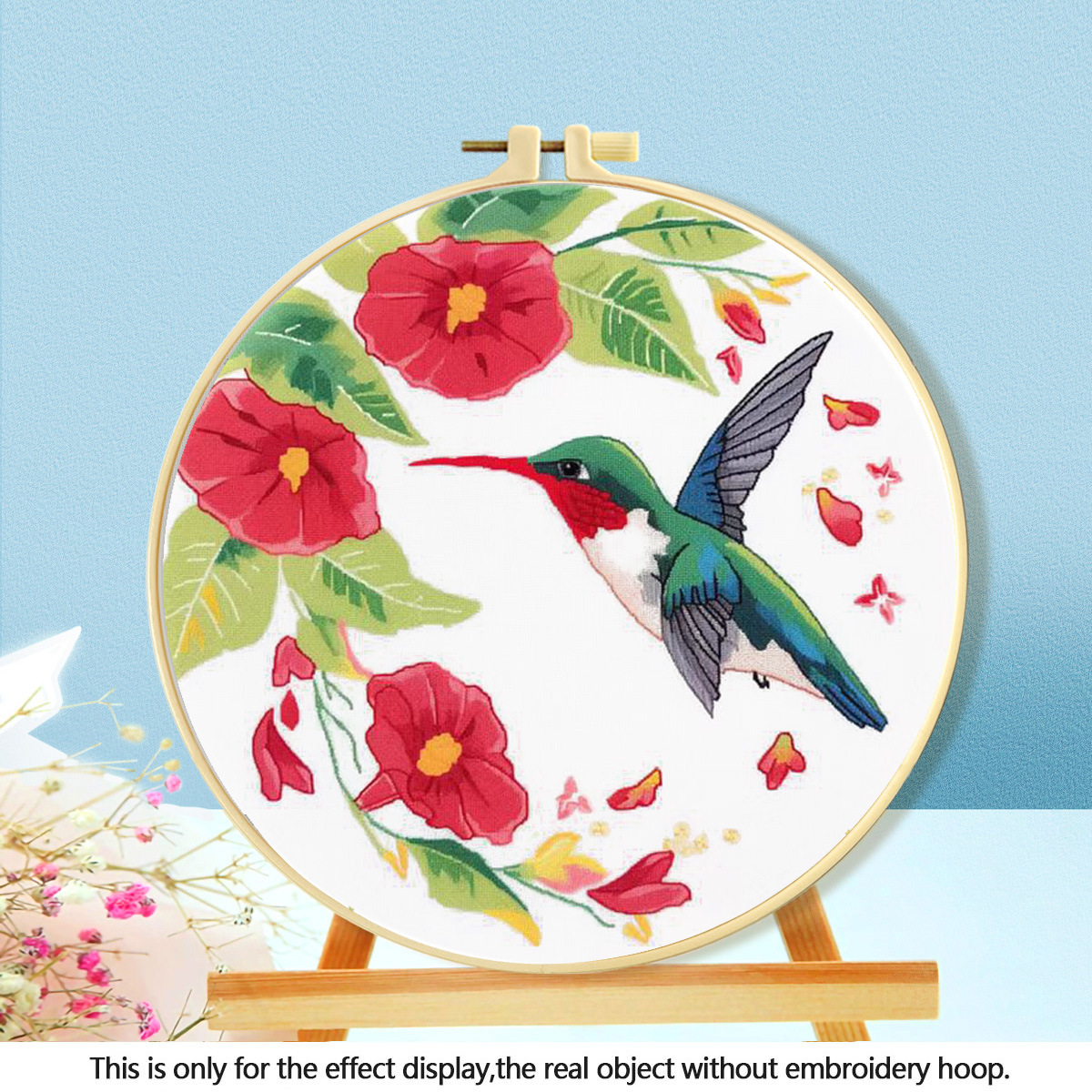 Mona Lisa Royal Cross Stitch Flower and Bird Series II Bolsa de costura inglesa hecha a mano para comercio exterior image 9