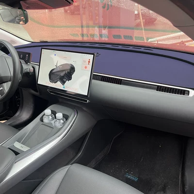 Center Console Sunshade, Heat — Günəş əleyhinə siperlik - xpeng-m03-dark-blue-no-embroidery