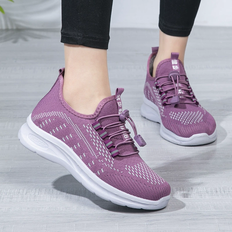 2024 Осенняя модная, универсальная, удобная, массажная и дышащая обувь для мужчин и женщин, прогулочная обувь для среднего и пожилого возраста, распродажа обуви