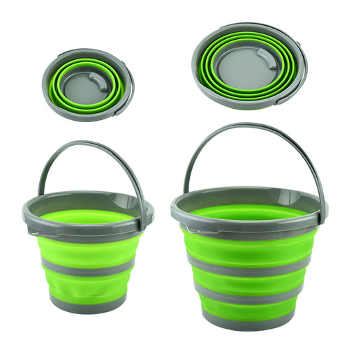 Portable creative folding bucket outdoor fishing bucket plastic travel car bucket manufacturer wholesale