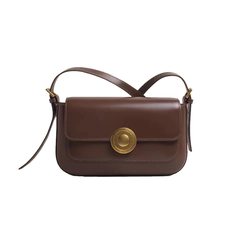 2024 High end Genuine Leather Crossbody Unique Design Underarm Bag, Women's Single Shoulder Bag_voghion.com