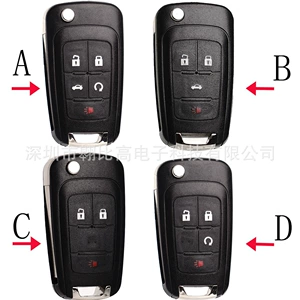 Buick Chevrolet General Motors qatlanan 3 4 5 düyməli pultlu avtomobil açarı Oht01060512 üçün